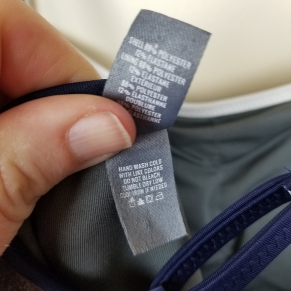 NWOT Aerie Gray One Piece Swimsuit size XL - Picture 5 of 8